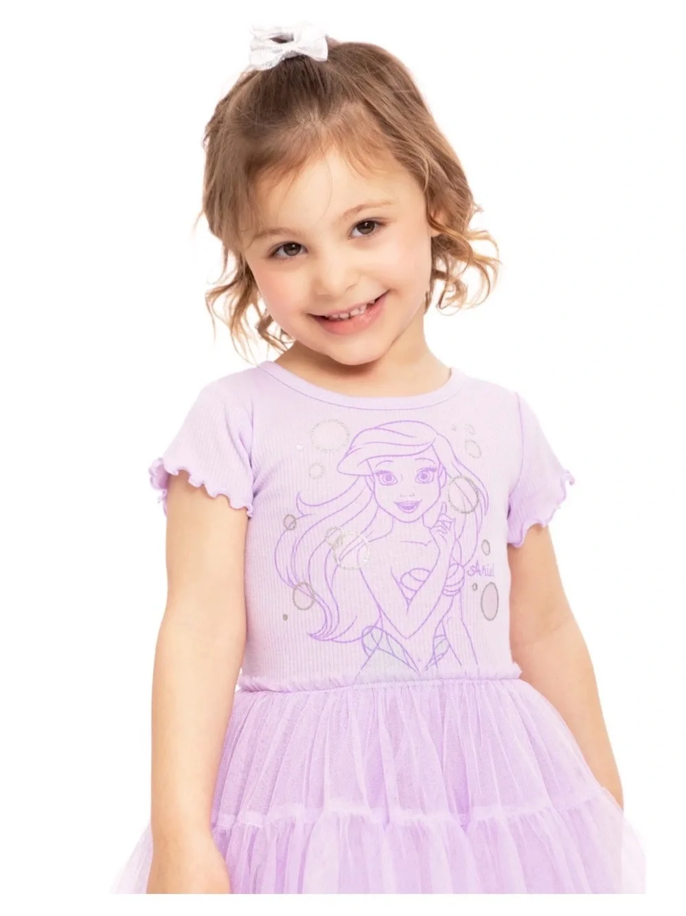 Disney Girls Lavender Tulle Princess Dress